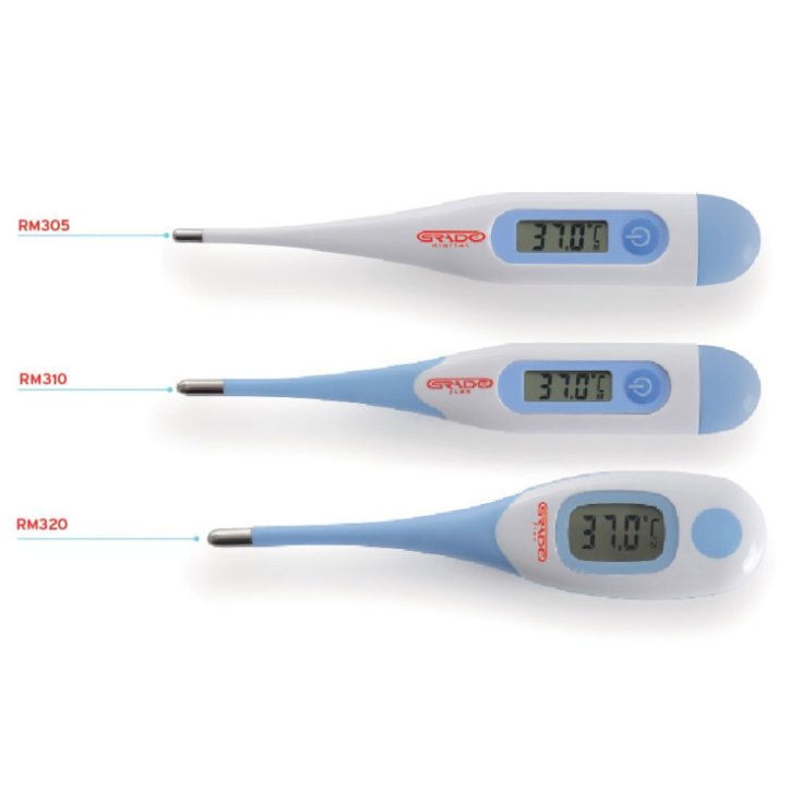 Moretti Kyara Digital Thermometer Resistemte All'Acqua Reading In den 60er Jahren