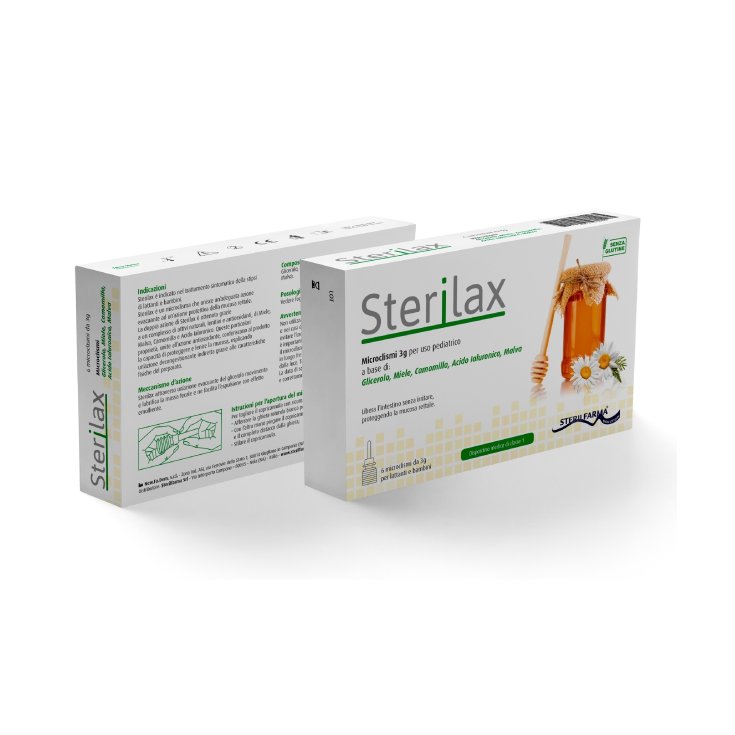Sterilfarma® Sterilax Mikro-Einläufe für die Pädiatrie 6 Einweg-Mikro-Einläufe Ab 3g