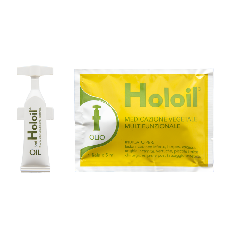 Holoil Multifunktionales pflanzliches Dressingöl Einzeldosis wiederverschließbare Durchstechflasche x5ml