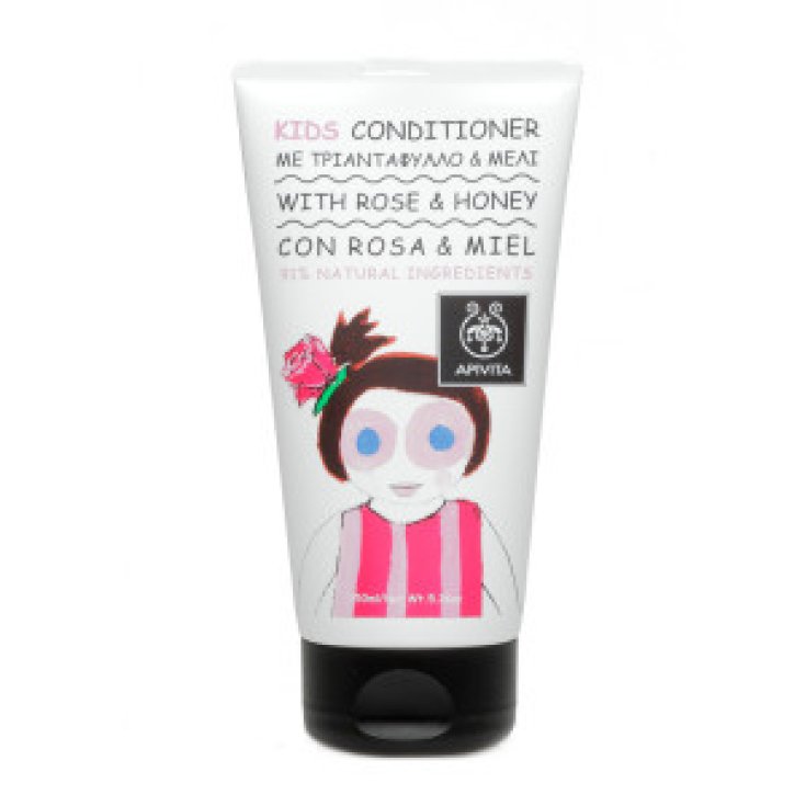 Apivita Kids Conditioner mit bulgarischer Rose und Honig 150ml