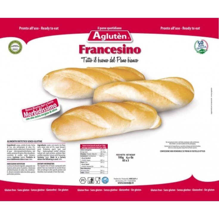 Agluten Francesino Glutenfreies Brot 225g