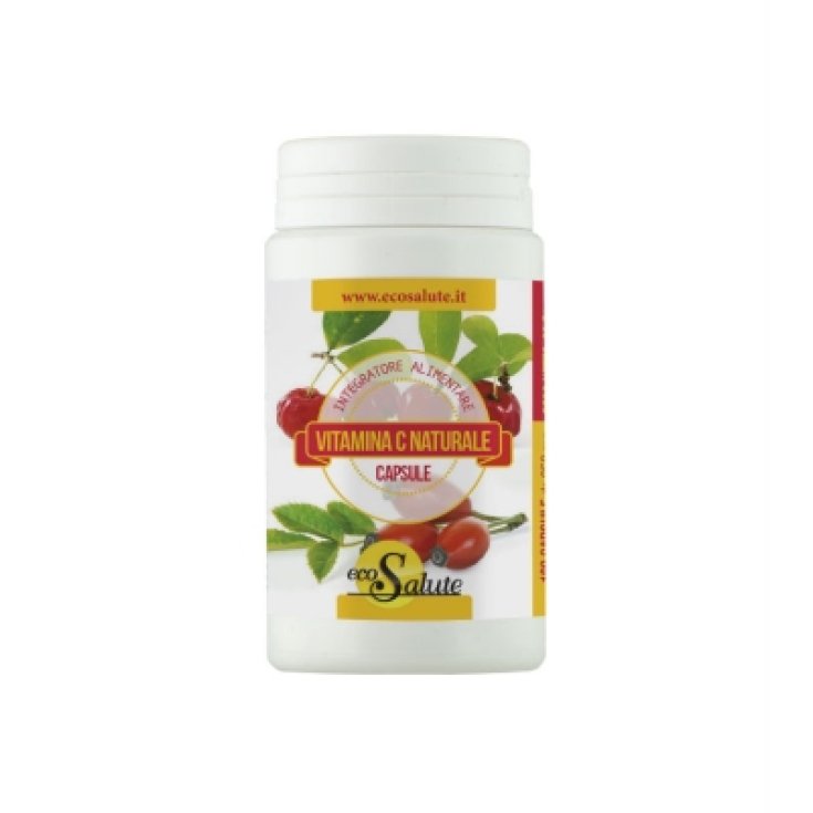 Spazio EcoSalute Natürliches Vitamin C Nahrungsergänzungsmittel 100 Kapseln mit 325 mg