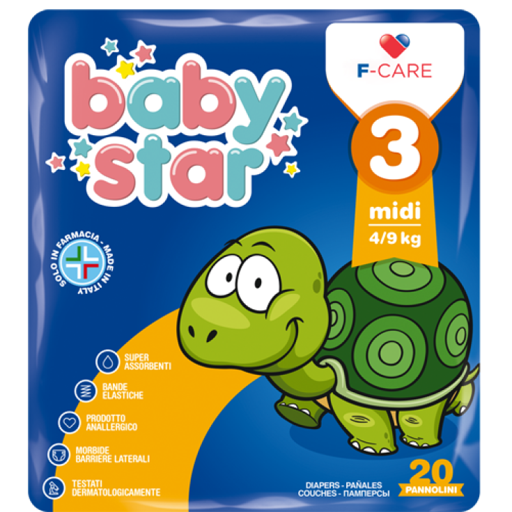 Baby Star Windeln 3 Midi 4-9kg 20 Stück