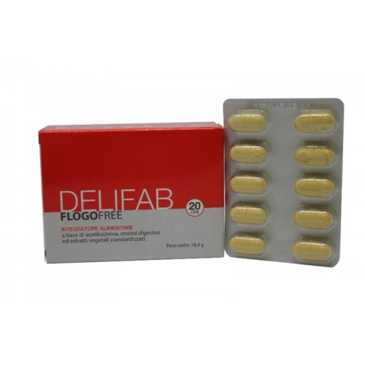 Elifab Delifab Flogofree Nahrungsergänzungsmittel 20 Tabletten