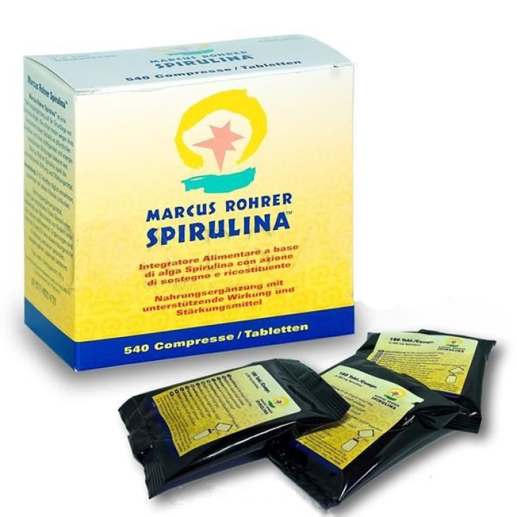 Marcus Rohrer Spirulina Refill Nahrungsergänzungsmittel 3x180 Tabletten
