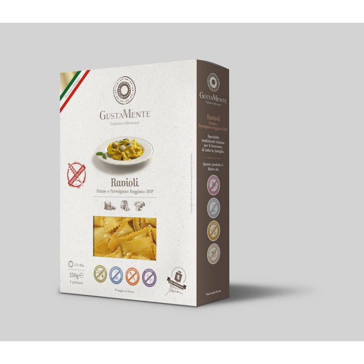GustaMente Ravioli Kartoffeln Parmigiano Reggiano Glutenfrei 250g