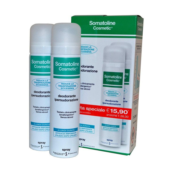 Somatoline Cosmetic Deodorant Schwitzspray 2x75ml