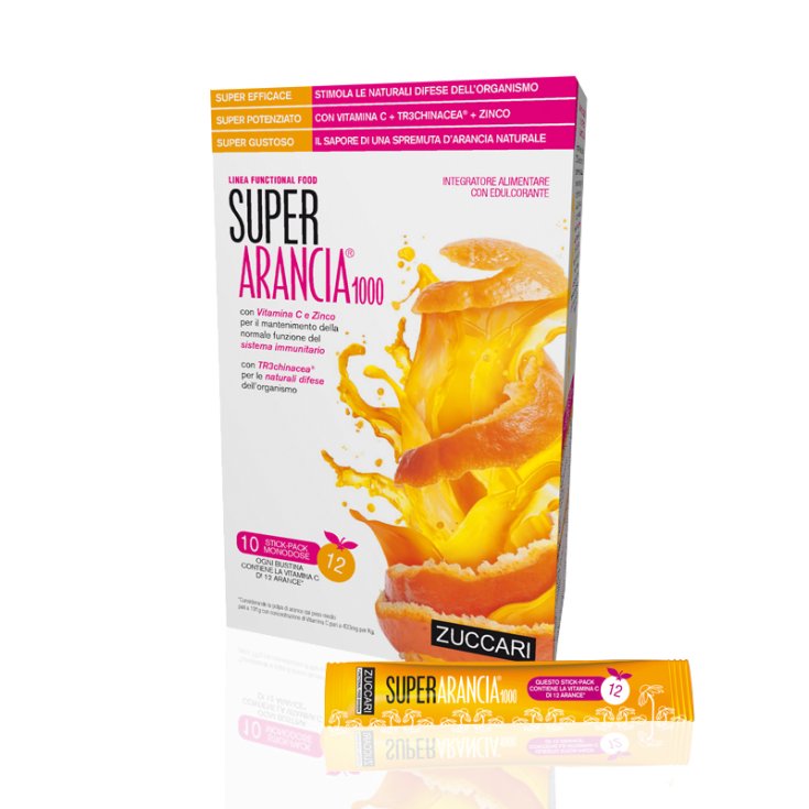Zuccari Super Arancia 1000 Nahrungsergänzungsmittel 10 Stück
