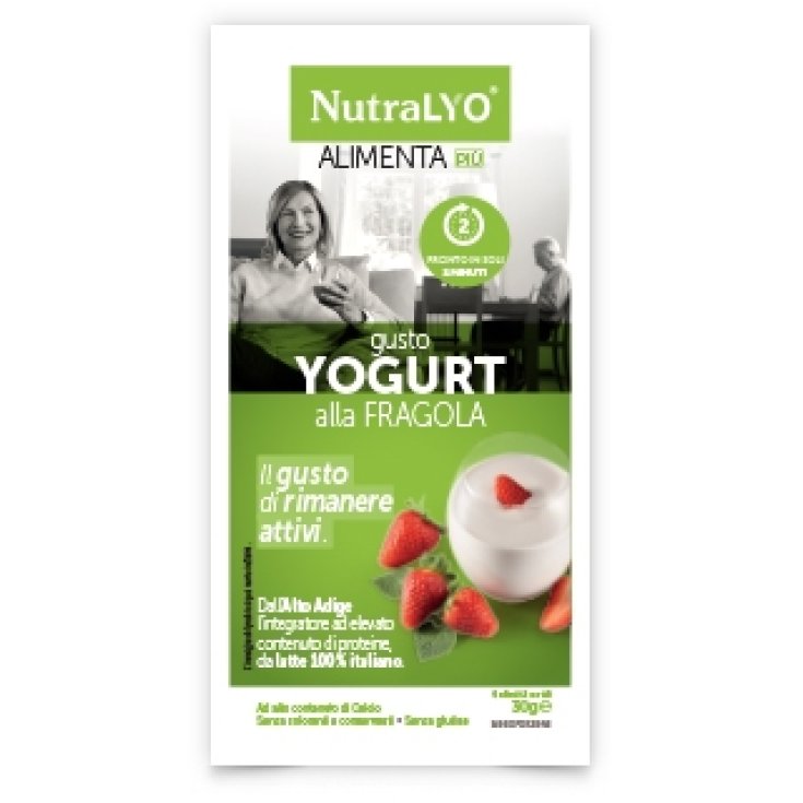 NutraLYO® Feeds More Strawberry Protein Joghurt Nahrungsergänzungsmittel 30g