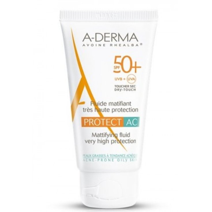 A-Derma Protect AC Mattierendes Fluid Spf50 + 40ml