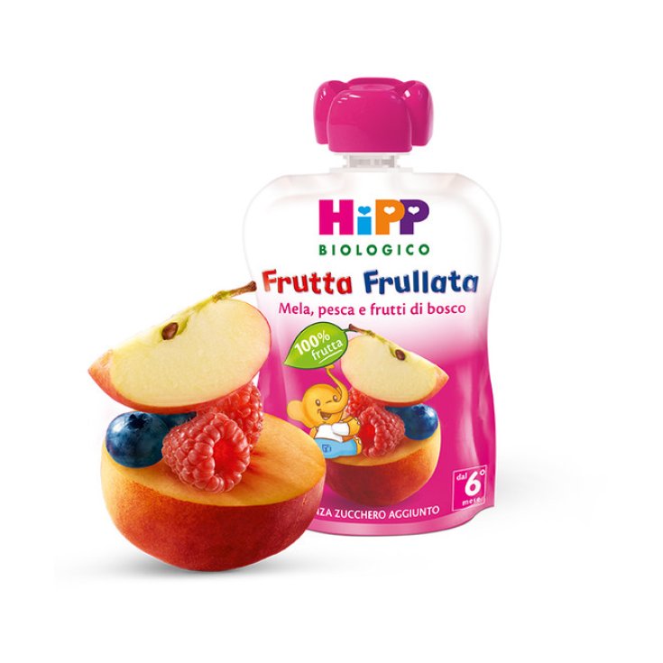 Hipp Frucht-Smoothie Apfel Pfirsich und Beeren Bio 90g