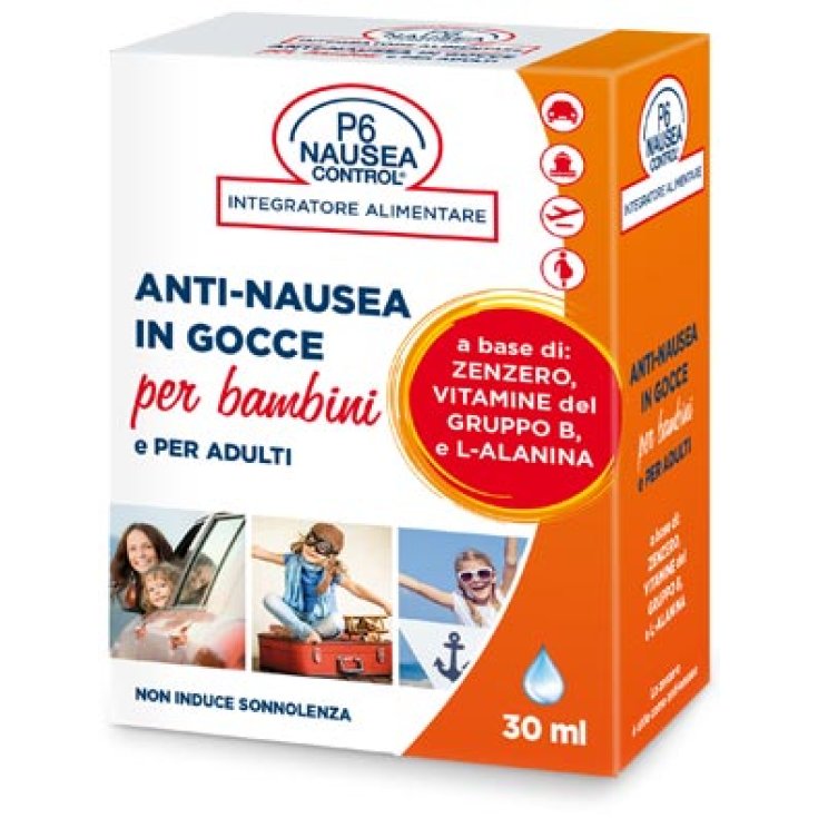 P6 Nausea Control Sea Band Tropfen gegen Übelkeit für Kinder Nahrungsergänzungsmittel 30ml