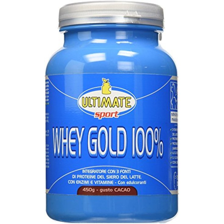 Ultimate Whey Gold 100 % Nahrungsergänzungsmittel mit Kakaogeschmack 450 ml