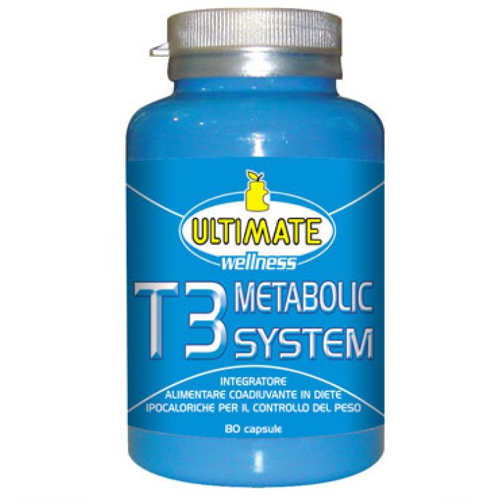 Ultimate Wellness T3 Metabolic System Nahrungsergänzungsmittel zur Gewichtskontrolle 80 Kapseln