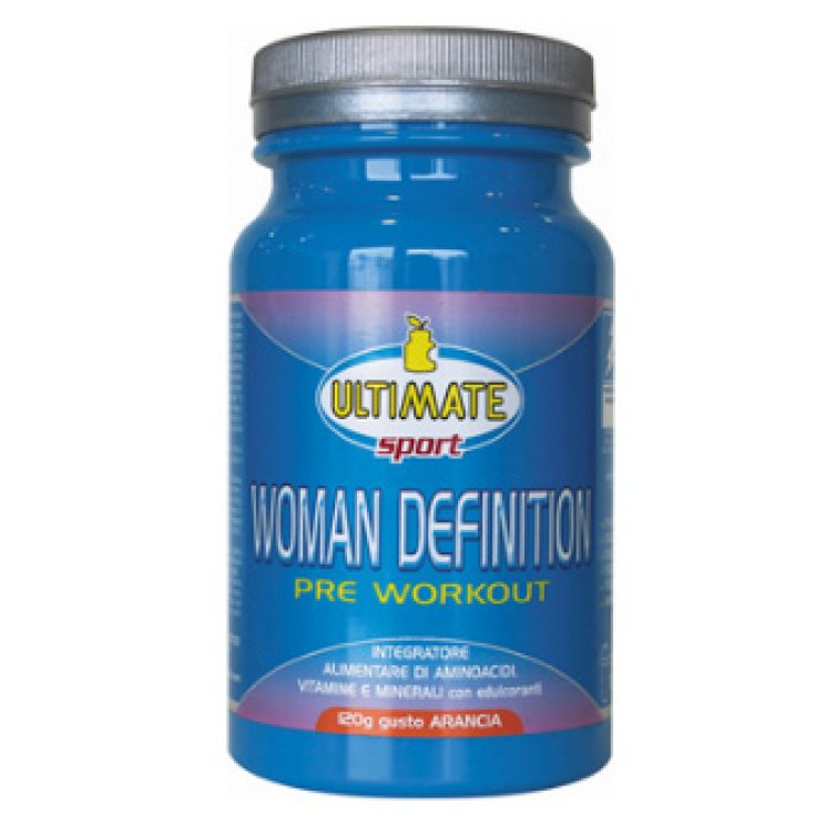 Ultimate Woman Definition Pre Workout Nahrungsergänzungsmittel mit Orangengeschmack 120g