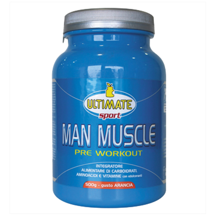 Ultimate Man Muscle Pre Workout Orangengeschmack 500gr