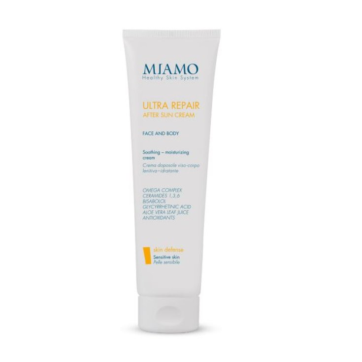 Miamo Ultra Repair Aftersun Beruhigende und feuchtigkeitsspendende Gesichts-Körper-After-Sun-Creme 150 ml