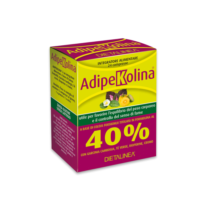 Dietalinea Adipekolina Nahrungsergänzungsmittel 24 Tabletten