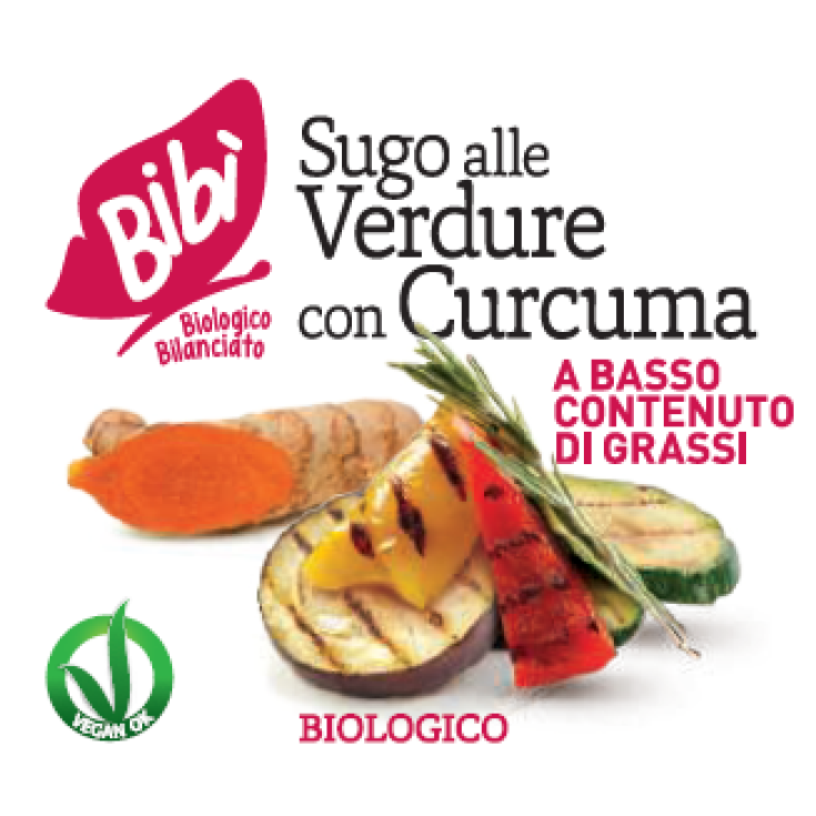 VeganOk Bibi 'Bio-Gemüse-Kurkuma-Sauce 190g