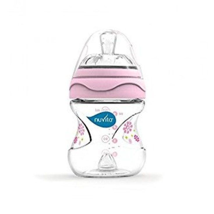 Nuvita Mimic Babyflasche 150ml Rosa