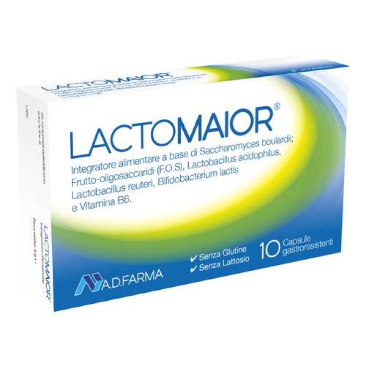 Ad Farma Farmaceutici Lactomaior Nahrungsergänzungsmittel 10 Kapseln