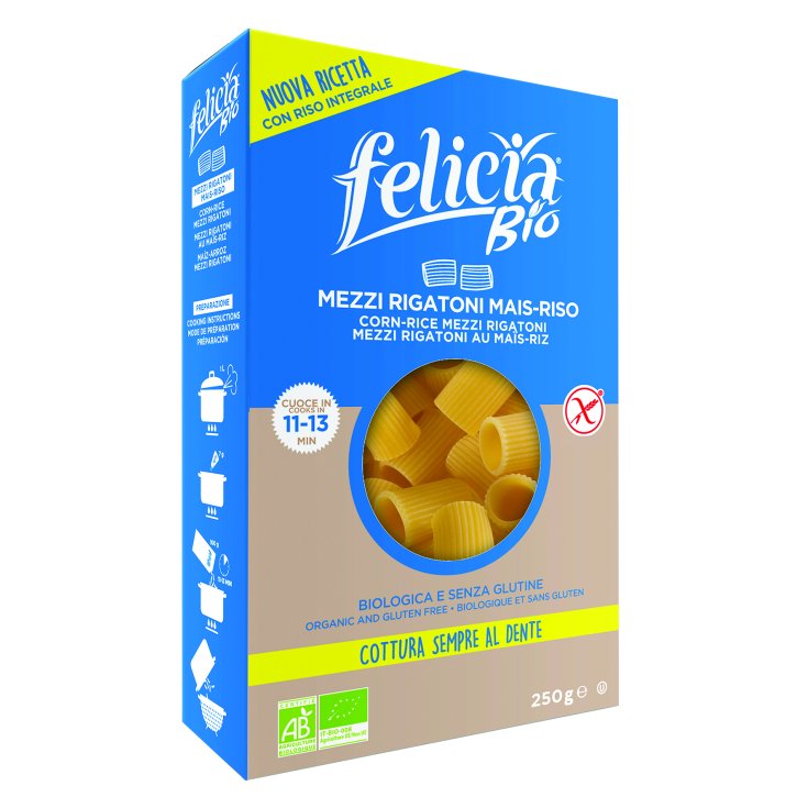 Felicia Bio Bio Mais & Reis Pasta Mezzi Rigatoni 250g