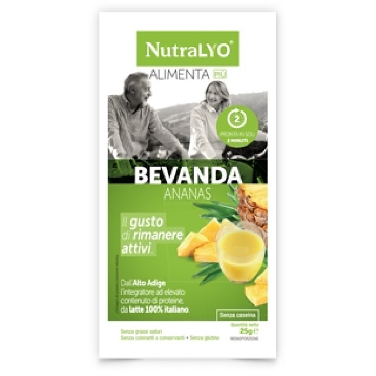 NutraLYO AlimentaPiù Protein Drink All 'Ananas Nahrungsergänzungsmittel 25g