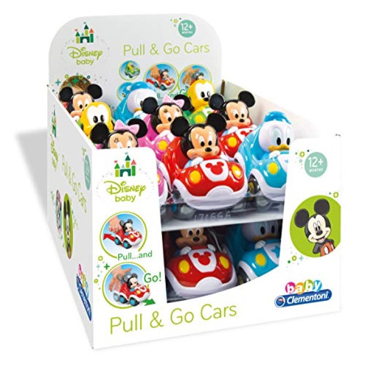 Clementoni Disney Baby Pull & Go Cars Spielzeugautos Verschiedene Modelle 1 Stück