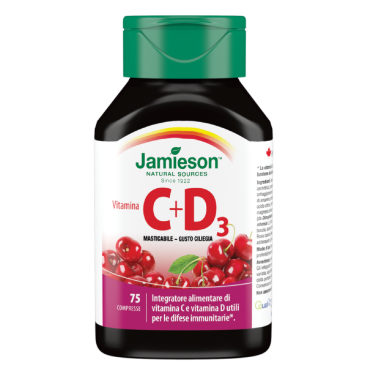Biovita Jamieson Vitamin C + D3 Nahrungsergänzungsmittel 75 Tabletten
