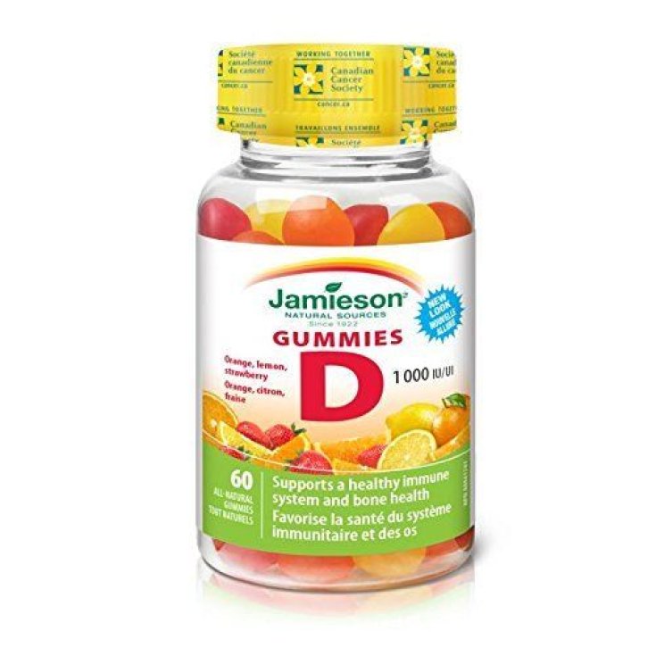 Jamieson Vitamin D Gummies Nahrungsergänzungsmittel 60 Bonbons