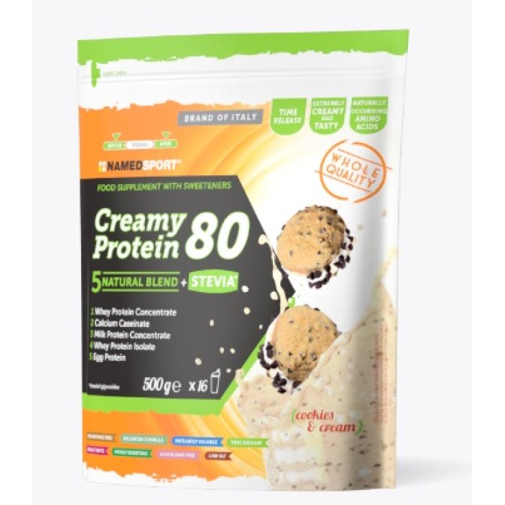 Named Sport Creamy Protein Nahrungsergänzungsmittel 80 Cookies & Cream