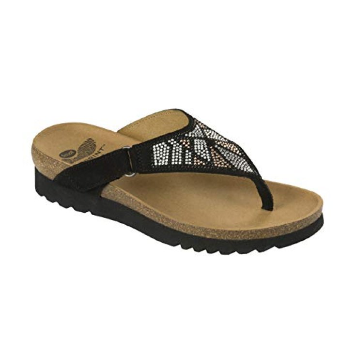 Scholl Kimi Flip Flops Frau Schwarz Farbe Größe 38