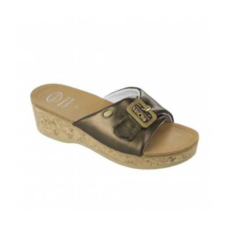 Scholl Wappy Sandale Frau Bronze Farbe Größe 41