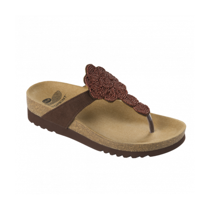 Scholl Afra Flip Flops Damen Bioprint Innensohle Farbe Rost Größe 37