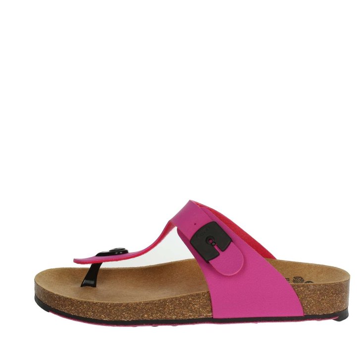 Dr. Scholl® Spikey SS5 Damen Flip Flops Bioprint® Fußbett Farbe Fuchsia / Schwarz Größe 38