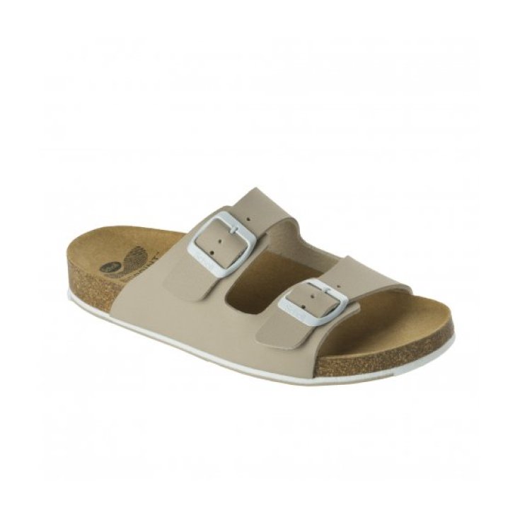 Scholl Spikey SS6 Damen Sandale Farbe Beige / Weiß Größe 39