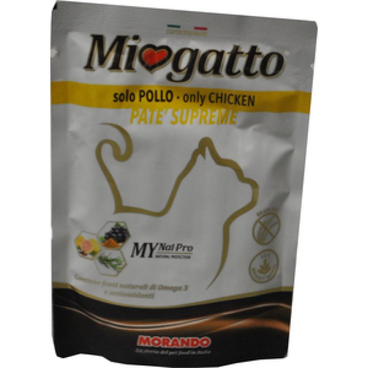 Morando Miogatto Patè Supreme Only Huhn Einzelportion 85g