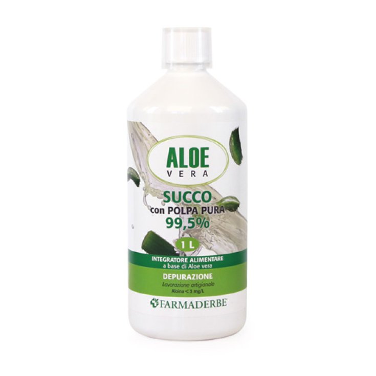 Farmaderbe Aloe Vera Reiner Zellstoffsaft 99,5 % 1000 ml