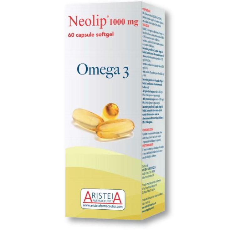 Aristeia Neolip 1000 mg Nahrungsergänzungsmittel 60 Softgel-Kapseln