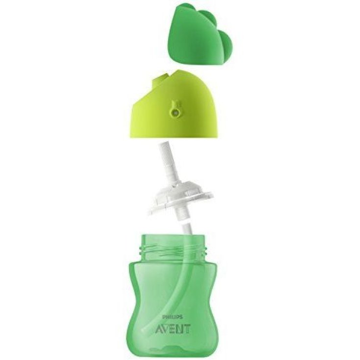 Philips Avent Kinderbecher mit gebogenem Strohhalm 12M + 300ml