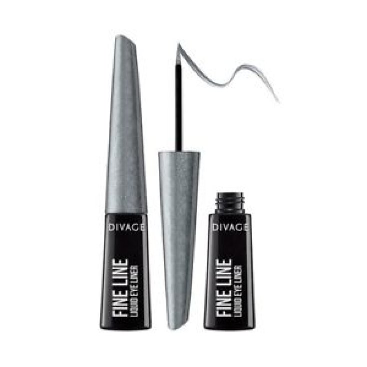 Divage Fine Line Liquid Eyeliner 5406 Rauchgrau