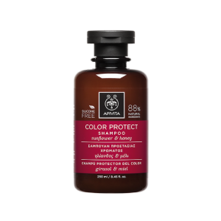 Apivita Color Protect Shampoo mit Sonnenblume und Honig 250 ml
