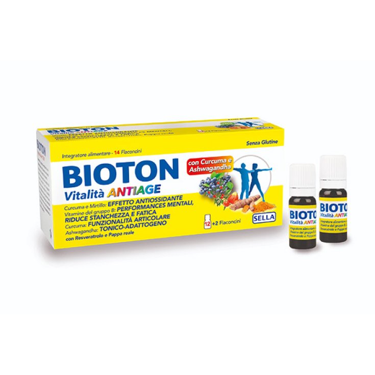 Sella Bioton Vitality 50+ Anti-Age Nahrungsergänzungsmittel 14 Ampullen