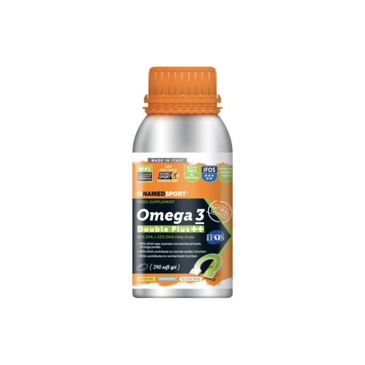 Genannt Omega 3 Double Plus ++ Nahrungsergänzungsmittel 240 Kapseln
