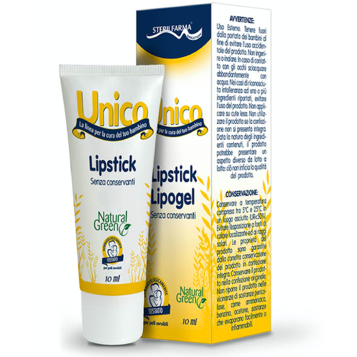 Sterilfarma® Unico Lipstick Lipogel Lippenbalsam ohne Konservierungsstoffe10ml