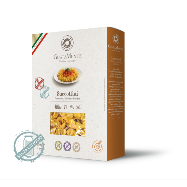 Gustamente Saccottini Tomaten-Ricotta und Basilikum Glutenfrei 125g