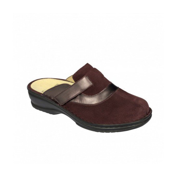 Scholl Ulrica Damenhausschuh Bioprint Fußbett Farbe Dark Wine Größe 40