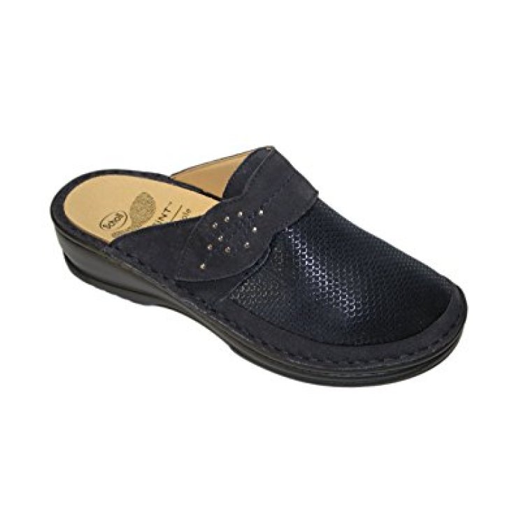 Scholl Isaura Damenhausschuh Wechselfußbett Farbe Marineblau Größe 39