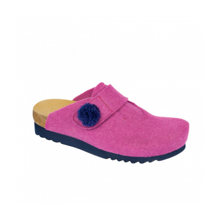 Scholl Elvy Damen Filz Fuchsia Marineblau 36