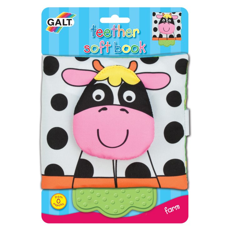 Galt Soft Book Stoffheftchen Kuh Design 1 Stück